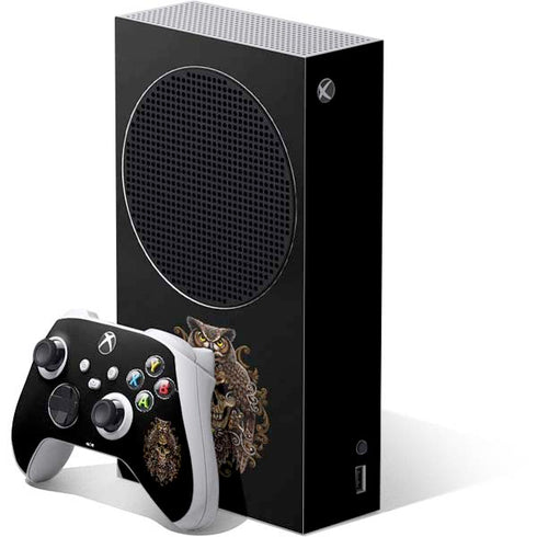 Skull and Owl by Sarah Richter Xbox Series S Skins